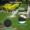6x10 FT Artificial Grass Turf Rug, Thick Fake Lawn with Drainage Holes