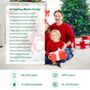 Lucktree Christmas Tree, PVC & PE Branch Tips, Indoor Holiday Festival Decoration for Residential Commercial Use - LucktreeUS