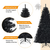 Lucktree Halloween Tree, Hinged Artificial Christmas Tree Metal Stand, Perfect Halloween Decoration for Holiday Festival Parties - LucktreeUS