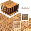 27 PCS Interlocking Patio Deck Tiles - Lucktree