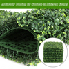 Lucktree 12PCS 20x20inch Artificial Boxwood Panels Garden Privacy Fence Screen
