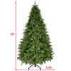 Lucktree Pre-lit Christmas Tree, 8FT Premium Hinged Spruce Tree - LucktreeUS