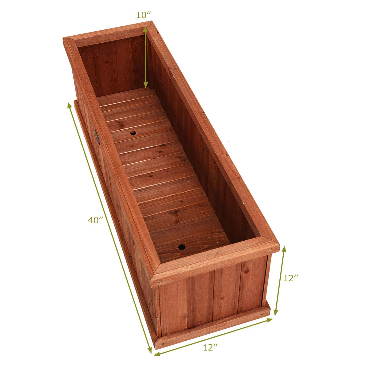 Raised Garden Flower or Vegetable Planter - Lucktree