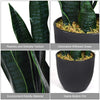 Artificial Snake Plant, 36" Fake Sansevieria - LucktreeUS