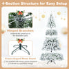 7.5 FT Snow Flocked Artificial Christmas Tree