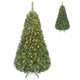 Lucktree 5FT Artificial Christmas Tree  | Full Xmas Tree w/600 Branch Tips and 2 Lighting Colors