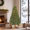 Lucktree 5FT Artificial Christmas Tree  | Full Xmas Tree w/600 Branch Tips and 2 Lighting Colors