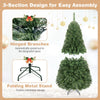 Lucktree 5FT Artificial Christmas Tree  | Full Xmas Tree w/600 Branch Tips and 2 Lighting Colors