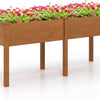 73" L x 23" W x 30" H Raised Garden Bed with Drain Hole