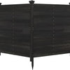 Lucktree Wooden Privacy Fence with Stakes 47" W x 45.5" H
