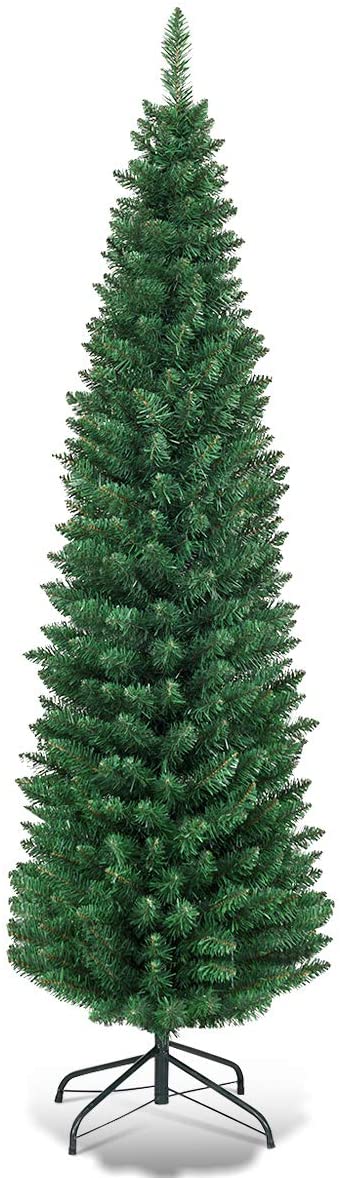 Pencil Christmas Tree, Artificial Slim Skinny Tree - LucktreeUS