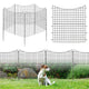 5-Panel Decorative Garden Fence with 5 Stakes, 39" Tall Outdoor Dog Barrier