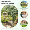 Metal Garden Arch, Rose Garden Arbor for Various Climbing Plant, Outdoor Lawn Backyard