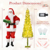 Lucktree 5FT / 6FT / 7FT Whimsical Christmas Tree | Bendable Grinchs Xmas Tree