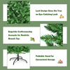 Lucktree 5ft Pre-lit Artificial Christmas Tree, Hinged Fir Pencil Christmas Tree with Lights - LucktreeUS