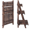 Lucktree 3 Tier Folding Wooden Plant Stand