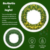 48" Pre-lit Cordless Artificial Christmas Wreath - LucktreeUS