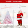 Lucktree Pink Gradient & White Snow Flocked Christmas Tree | Home Office Decoration