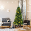 Lucktree Christmas Tree, Hinged Remote Control Artificial Xmas Tree, Residential and Commercial Decoration for Indoor - LucktreeUS
