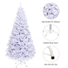 6ft /7.5ft/9ft White Artificial Christmas Tree - LucktreeUS
