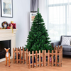 Lucktree Artificial Christmas Tree, Unlit Premium Hinged Spruce Xmas Tree with Solid Metal Stand, for Outdoor and Indoor Decor - LucktreeUS