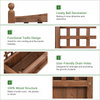 Wood Free Standing Plant Raised Bed