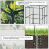 Lucktree Pack of 4 Plant Cage Support, Tomato Stakes and Cages (16''Lx 16''Wx 39''H (4 Pieces))