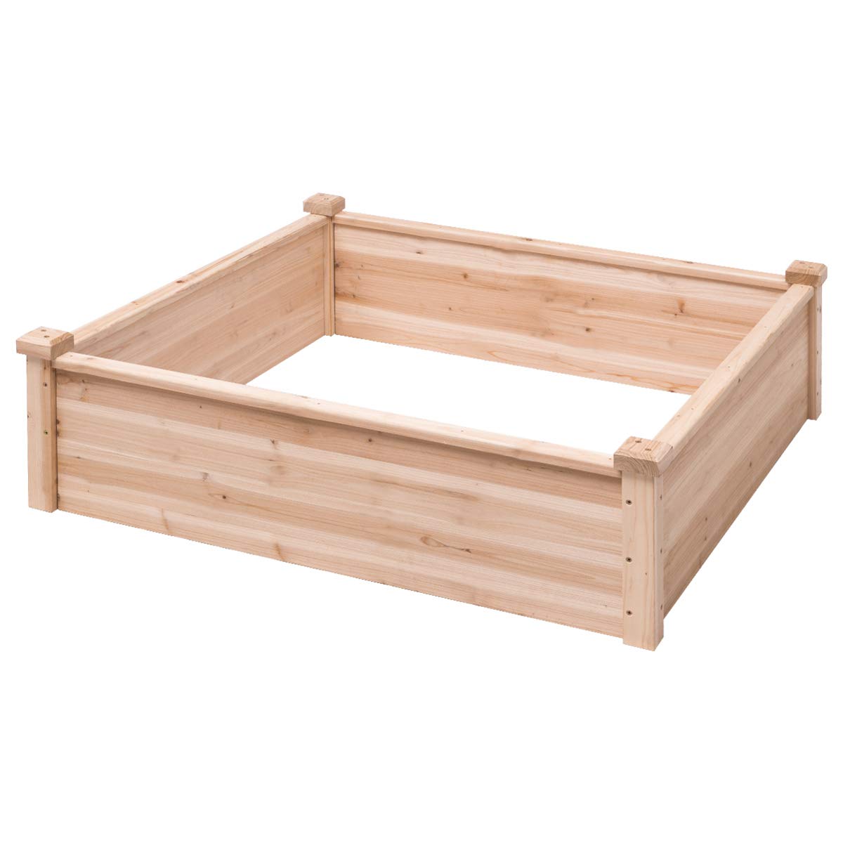 Lucktree Raised Garden Bed, 40''Lx40''Wx12''H