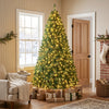 7 FT Pre-Lit Artificial Christmas Tree, 1188 Hinged Branch Tips