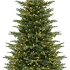 Lucktree 5ft / 6ft / 7ft Pre-Lit Artificial Christmas Tree with Lush PVC & PE Tips Warm White LED Lights