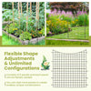 5-Panel Decorative Garden Fence with 5 Stakes, 39" Tall Outdoor Dog Barrier