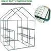 Outdoor Portable Greenhouse Mini Walk in 3 Tiers 8 Shelves Stands
