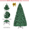 Pre-Lit PVC Artificial Christmas Tree Auto-Spread/Close up Premium Spruce Hinged