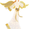 Lucktree 5.2 FT Christmas Lighted Angel, Pre-Lit Winged Holiday Figure Angel with180 Warm White LED Lights