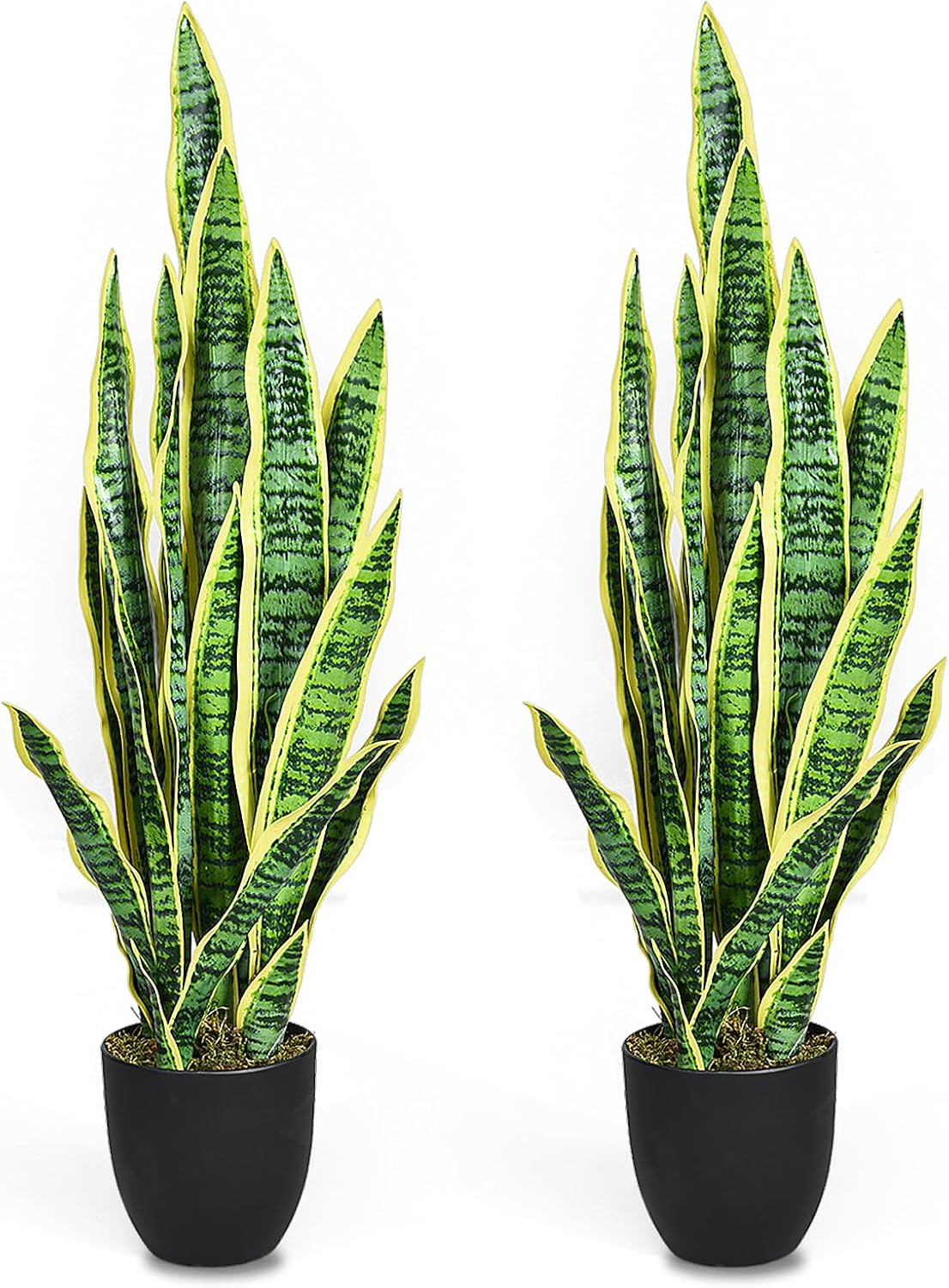 Artificial Snake Plant, 36" Fake Sansevieria