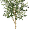 Lucktree 6ft Artificial Olive Tree, Tall Fake Potted Olive Silk Tree with Planter