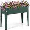Lucktree Metal Raised Garden Bed with Legs(24”x11”x18”)