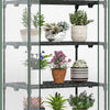 Lucktree Mini Greenhouse Portable Plant Grow House with 5 Tier Shelves