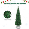 Pencil Christmas Tree, Artificial Slim Skinny Tree - LucktreeUS
