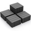 Lucktree Interlocking Deck Tiles 18/36 Pack - 12 x 12 in Composite Outdoor Flooring Covering All Weather Use