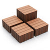 Lucktree Interlocking Deck Tiles 18/36 Pack - 12 x 12 in Composite Outdoor Flooring Covering All Weather Use