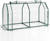Lucktree Mini Portable Greenhouse w/ PE Cover Roll-Up Zipper