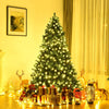 Pre-Lit Artificial Christmas Tree, Premium Hinged Spruce Tree