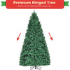 Pre-Lit PVC Artificial Christmas Tree Auto-Spread/Close up Premium Spruce Hinged