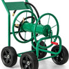 Lucktree Garden Hose Reel Cart - Water Hose Cart with 4 Wheels & Non-slip Grip