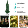 Pencil Christmas Tree, Artificial Slim Skinny Tree - LucktreeUS