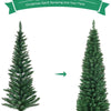 Pencil Christmas Tree, Artificial Slim Skinny Tree - LucktreeUS