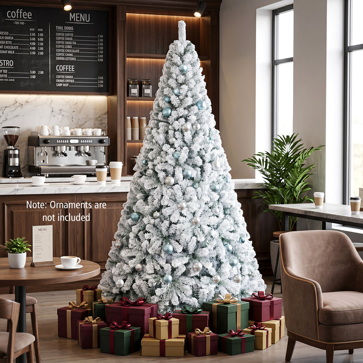 7.5 FT Snow Flocked Artificial Christmas Tree
