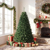 180 CM Artificial Christmas Tree, Hinged, Unlit, Green