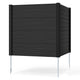 PP Privacy Fence Screen 123cm x 123cm, 2/4 Panels, No-Dig Air Conditioner Trash Can Pool Equipment Enclosure with Galvanized Ground Stakes